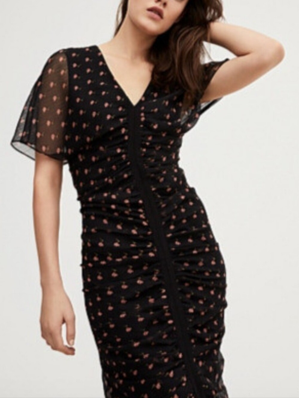 NEW Country Road Ruched Floral Dress
